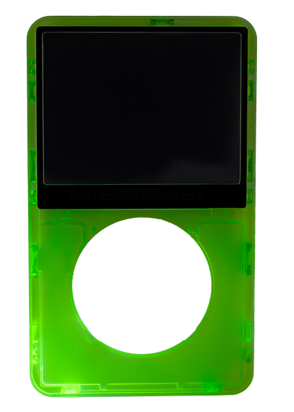 Atomic Slime UV Reactive Transparent Clear Faceplate For Apple iPod Video 5th & 5.5 Generation Plastic A1136