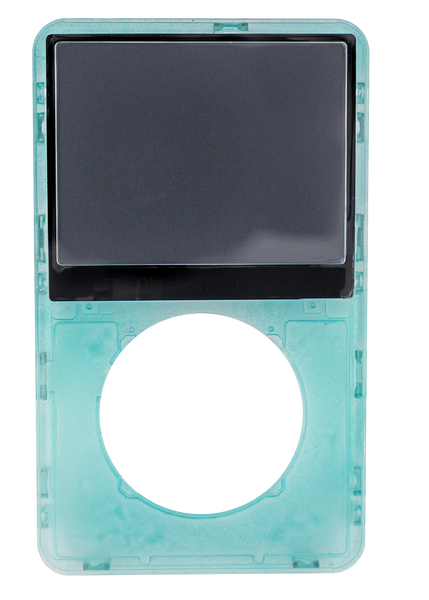Atomic Radioactive Teal Glow Transparent Clear Faceplate For Apple iPod Video 5th & 5.5 Generation Plastic A1136