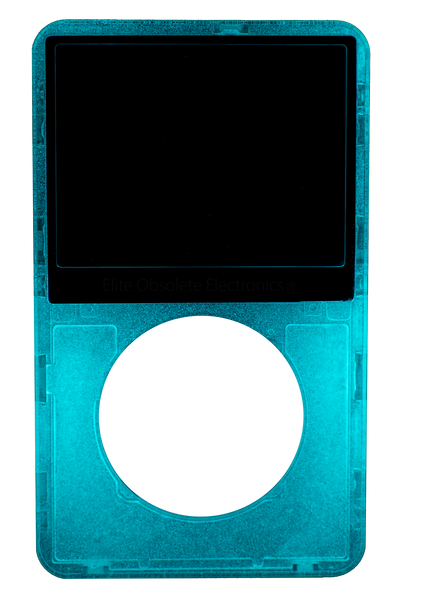 Atomic Radioactive Teal Glow Transparent Clear Faceplate For Apple iPod Video 5th & 5.5 Generation Plastic A1136