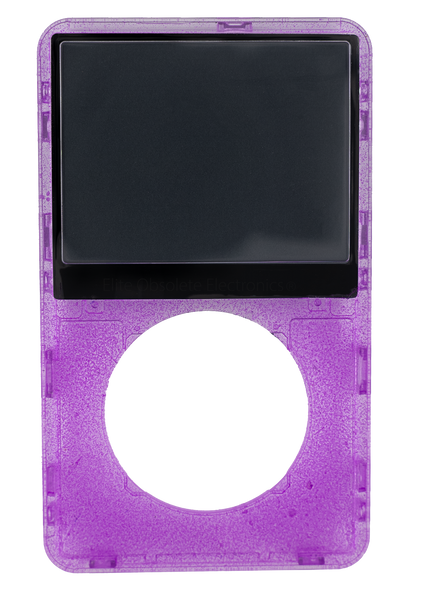 Atomic Radioactive Purple Glow Transparent Clear Faceplate For Apple iPod Video 5th & 5.5 Generation Plastic A1136