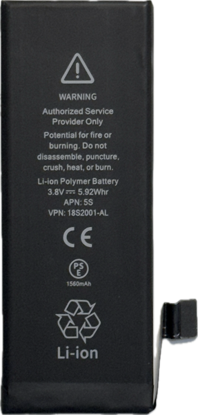New 1560mah Lithium-Ion Polymer Battery for Apple iPhone 5s