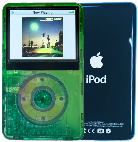 New Apple iPod Video Classic 5th & 5.5 Enhanced Atomic Green Dream / Atomic Clover / Atomic Clover (Aqua)