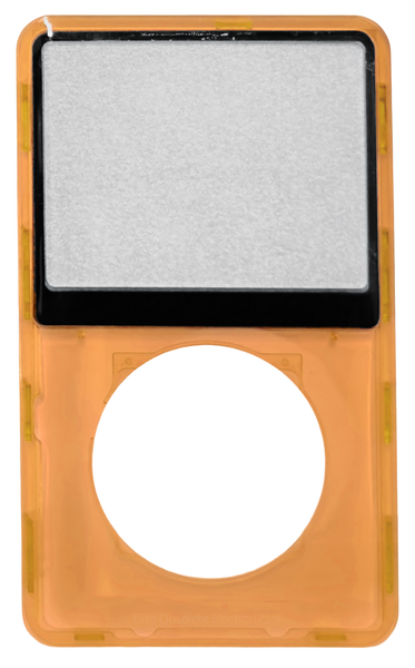 Orange Crystal Clear Transparent Faceplate For Apple iPod Classic 6th 7th Generation A1238 Plastic