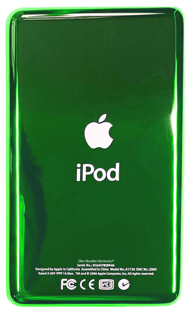 Thin Toxic Green Universal Backplate for Apple iPod Classic 6th