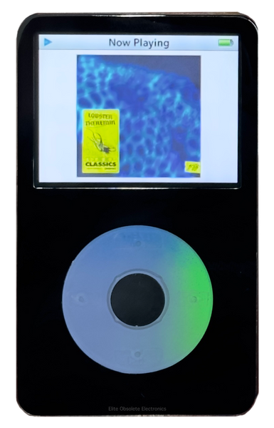 New Apple iPod Video Classic 5th & 5.5 Enhanced Black / Polychrome / Black (Aqua)
