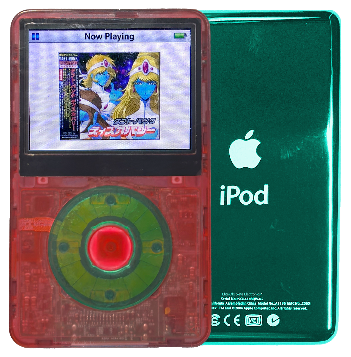 New Apple iPod Video Classic 5th & 5.5 Enhanced Atomic Lychee / Atomic Clover / Atomic Lychee (Pine Green)