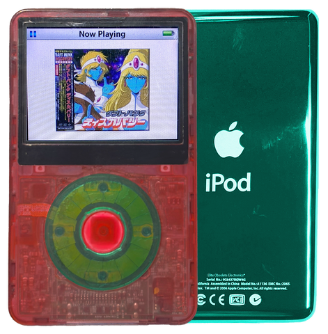 New Apple iPod Video Classic 5th & 5.5 Enhanced Atomic Lychee / Atomic Clover / Atomic Lychee (Pine Green)