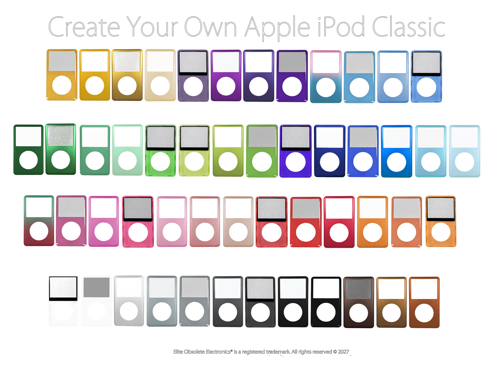 Create Your Own Apple iPod Classic 6th 7th Generation A1238 Tarkan