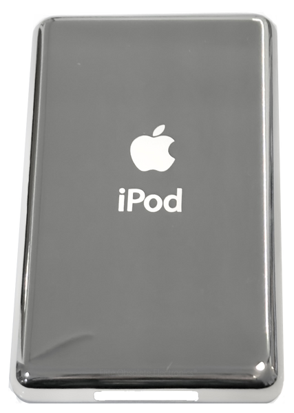 Thin Silver Backplate for Apple iPod Video 5th 5.5 Enhanced A1136 & iPod Classic 6th 7th A1238 All GB Capacities
