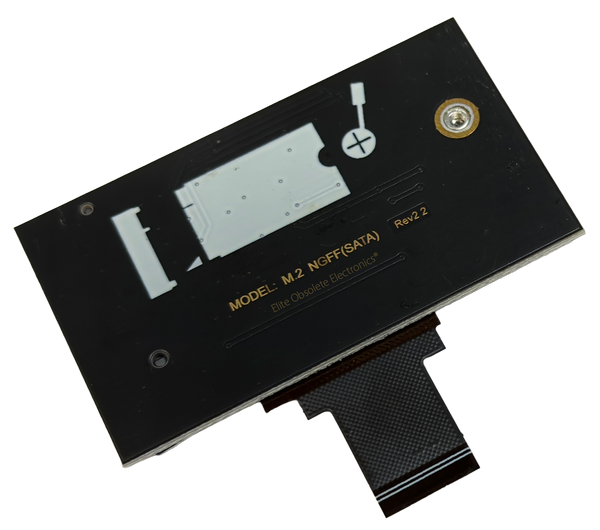 Ultra Compact M.2 SSD NGFF 2242 to ZIF 40-Pin Adapter for Apple iPod Video 5th 5.5 A1136 & iPod Classic 6th 7th A1238 (Black)