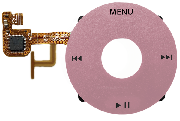 Sandstone Pink Click Wheel Flex for Apple iPod Video 5th 5.5 Enhanced A1136