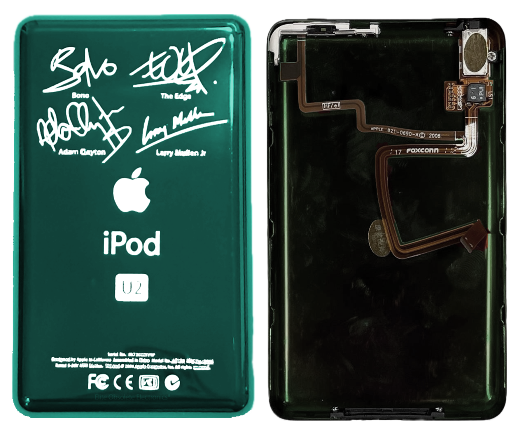 Thick Pine Green U2 Special Edition Backplate for Apple iPod Video