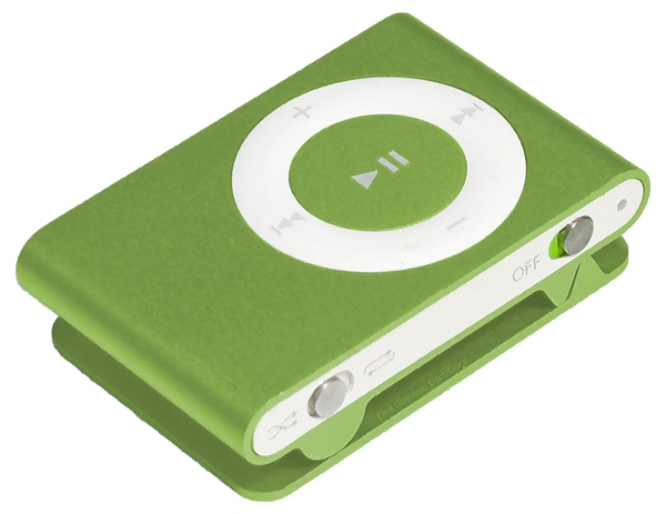 Used Apple iPod Shuffle 2nd Generation 1GB Green A1204