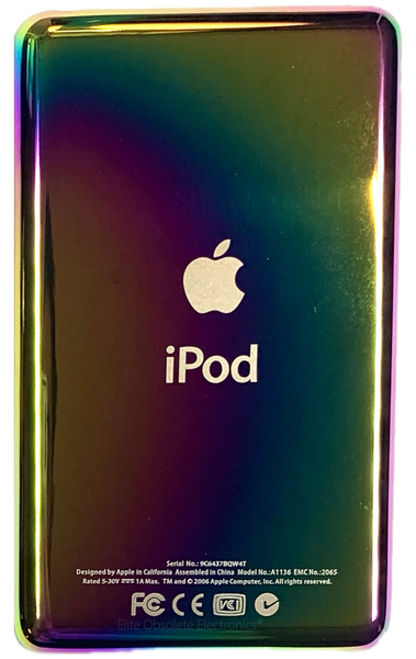 Thick Rainbow Universal Backplate for Apple iPod Classic 6th 7th & iPod Video 5th 5.5 Enhanced