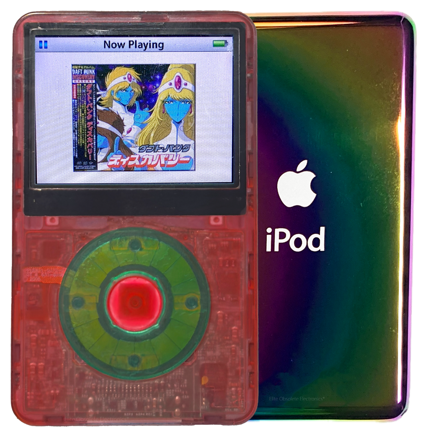 New Apple iPod Video Classic 5th & 5.5 Enhanced Atomic Lychee / Atomic Clover / Atomic Lychee (Rainbow)