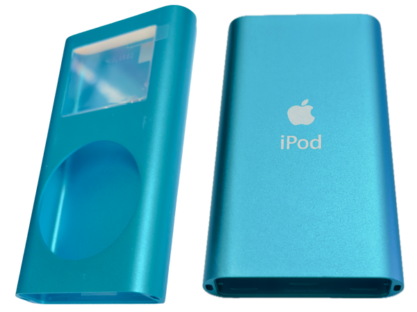 New Blue Housing Shell for Apple iPod Mini 1st & 2nd Generation Universal Fully Blank 4GB 6GB 128GB 256GB A1051