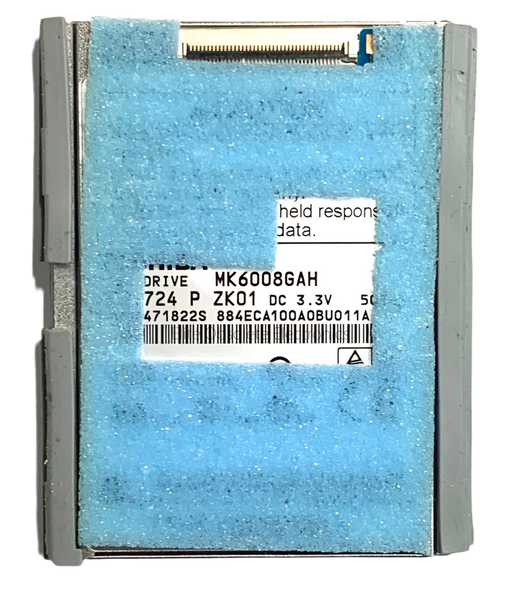 Toshiba MK6008GAH 60GB ZIF HDD 1.8" 40-pin iPod 5th 5.5 Thick