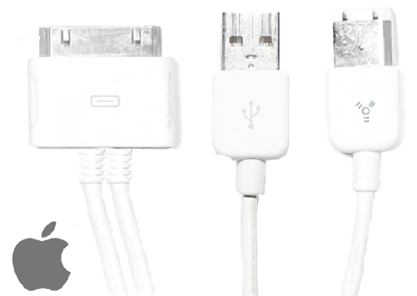 Apple iPod 30GB FireWireケーブル付き（ジャンク） Original Apple USB 2.0 & FireWire 400 'Y' Split to 30-Pin Squeeze