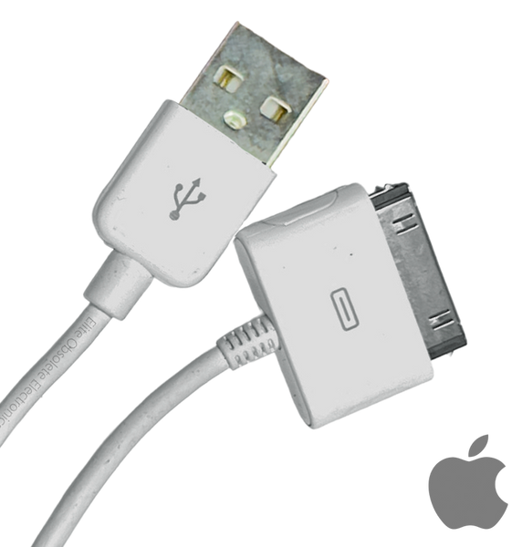 Original Apple USB 2.0 to 30-Pin Squeeze Cable M9569G/A