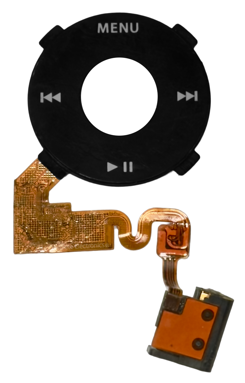 Original Black Click Wheel Plastic & Headphone Jack Flex Cable for Apple iPod Nano 2nd Generation A1199 Used