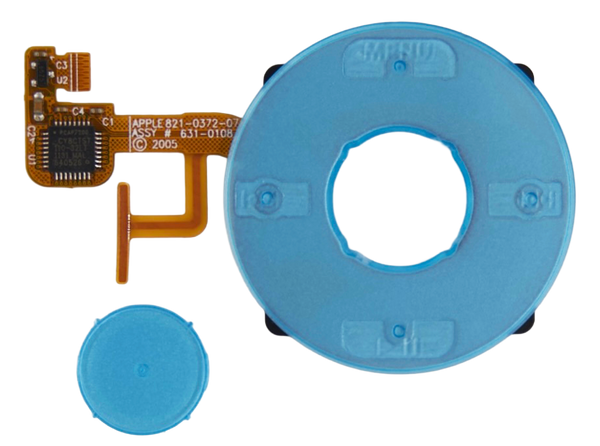 Electric Blue Click Wheel Flex for Apple iPod Video 5th 5.5 Enhanced A1136