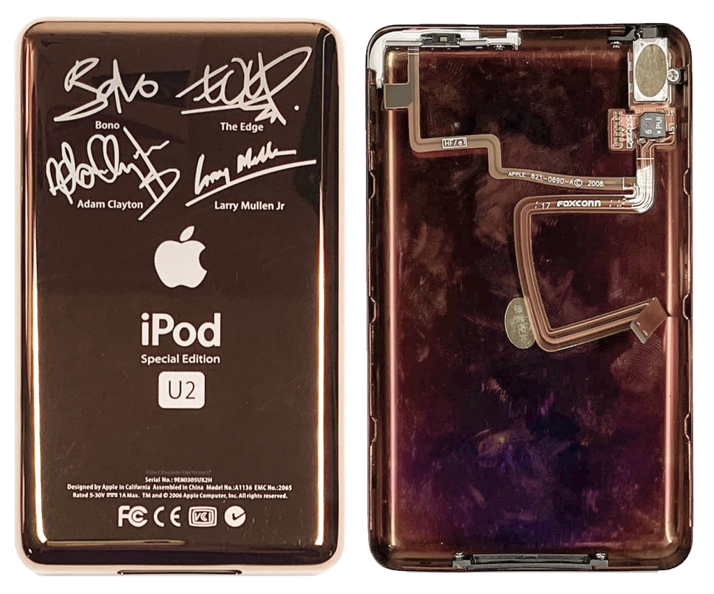 Thin Rose Gold U2 Special Edition Backplate for Apple iPod Video Thin Rose Gold U2 Special Edition Backplate for Apple iPod Video