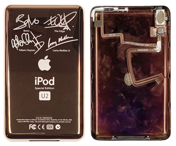 Thick Rose Gold U2 Special Edition Backplate for Apple iPod Video 5th 5.5 & iPod Classic 6th 7th A1136 A1238