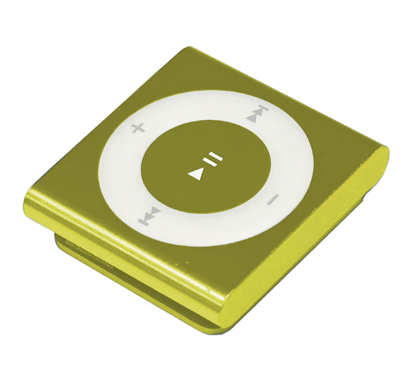 Used Apple iPod Shuffle 4th Generation 2GB Yellow A1373 MD774LL/A