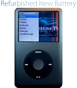 Refurbished Charcoal Gray Apple iPod Classic 6th & 7th Generation