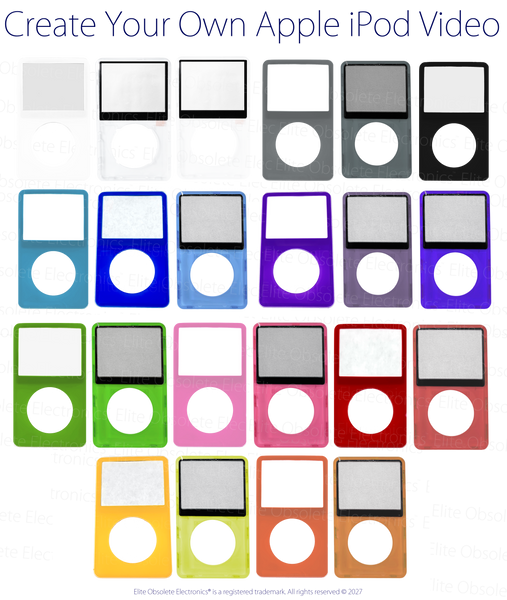 New Create Your Own iPod Video 5th & 5.5 Enhanced Tarkan iFlash SD Card 650mah 2000mah 3000mah A1136