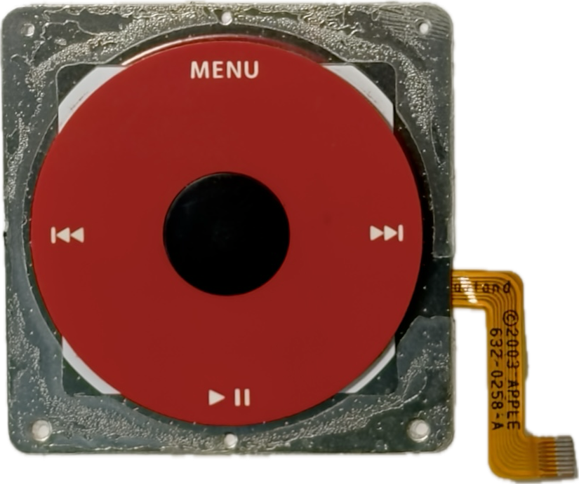 U2 Red Click Wheel Center Button Flex Cable and Bracket for Apple iPod ...