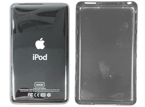 Thick 60GB Silver Backplate for Apple iPod Video 5th 5.5 A1136