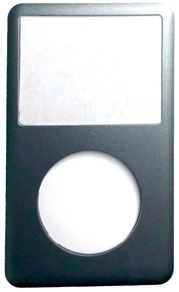 Charcoal Gray Faceplate For Apple iPod Classic 6th 7th Generation Metal A1238