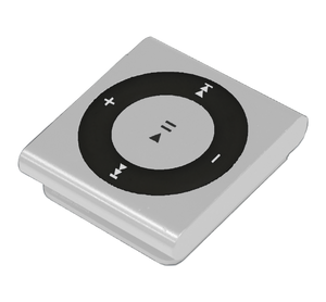Used Apple iPod Shuffle 4th Generation 2GB Silver & Black A1373