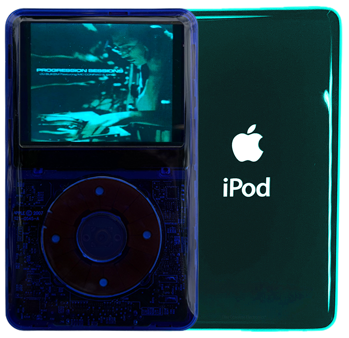 【美品】iPod Classic 第5世代 クリアver 256GB A1136 Crystal Clear New Apple iPod Video 5th 5.5 A1136 & iPod Classic