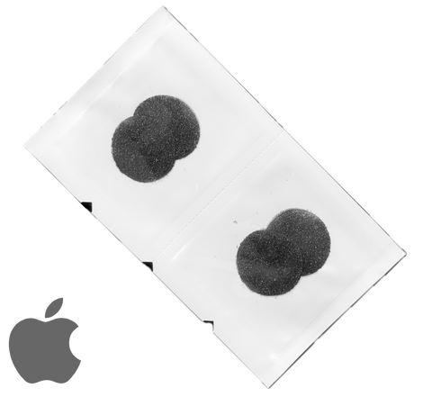 New Original Apple Black Foam Pads Cover for Earbuds Headphones for iPod 603-6385