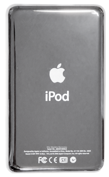 New Thin Universal Silver Backplate for Apple iPod Video 5th 5.5 A1136 & iPod Classic 6th 7th A1238
