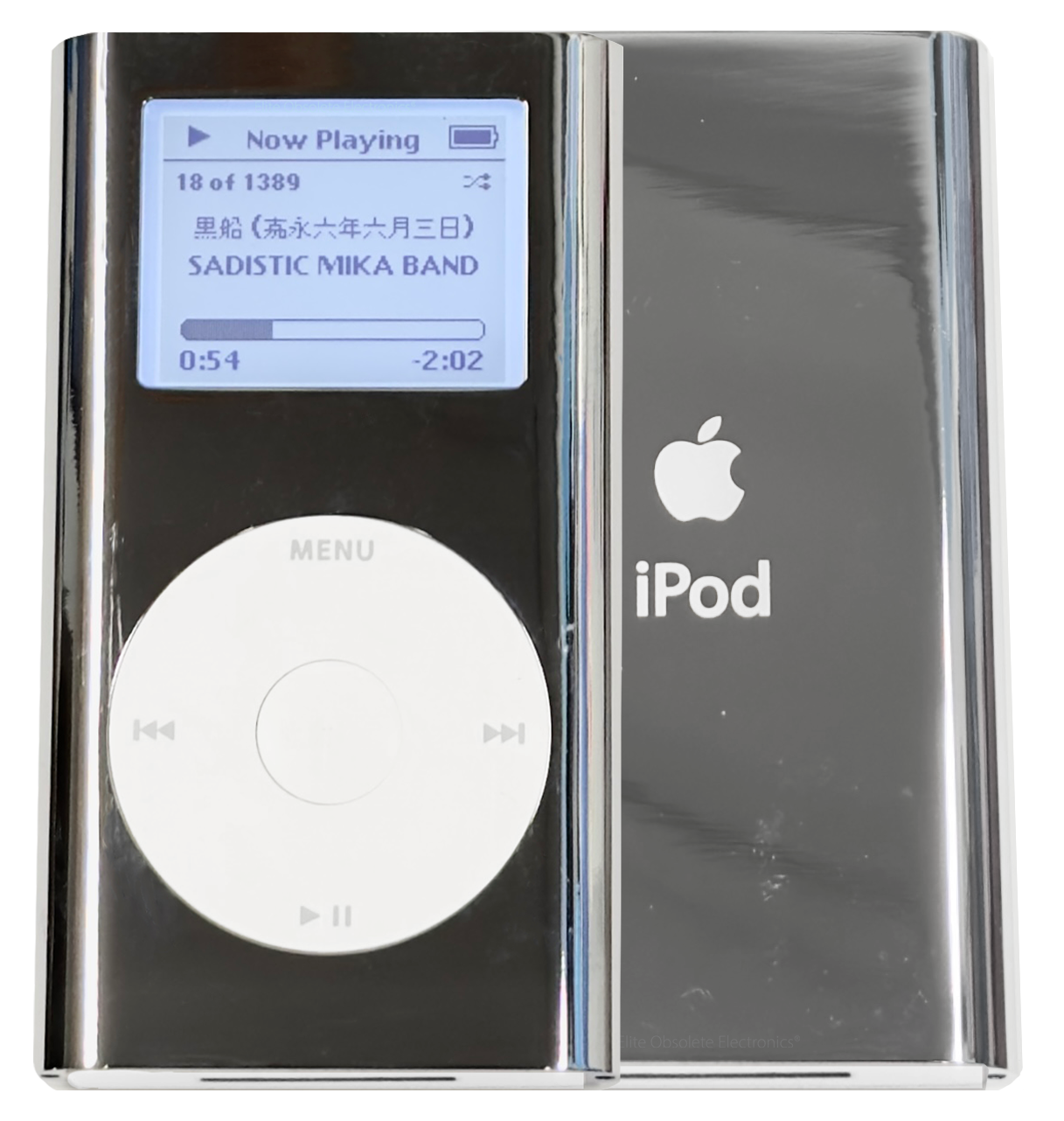 Refurbished Apple iPod Mini 1st 2nd Generation Reflective Chrome A1051 4GB 6GB MicroDrive & 32GB 64GB 128GB 256GB 512GB 1TB SD Card 650mah