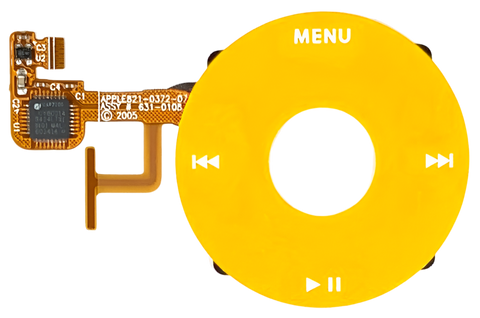 Yellow Click Wheel Flex for Apple iPod Video 5th 5.5 A1136