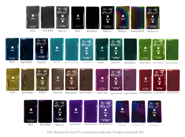 Create Your Own iPod Classic 6th 7th Generation Tarkan iFlash SD Card 650mah 2000mah 3000mah A1238