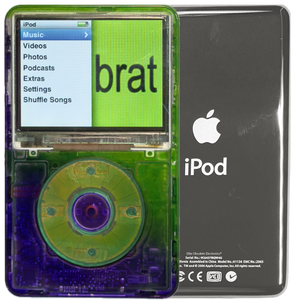 New Apple iPod Classic 6th & 7th Generation Atomic Sour Grape / Atomic Clover / Atomic Purple (Silver)