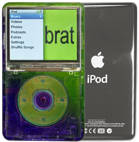 New Apple iPod Classic 6th & 7th Generation Atomic Sour Grape / Atomic Clover / Atomic Purple (Silver)