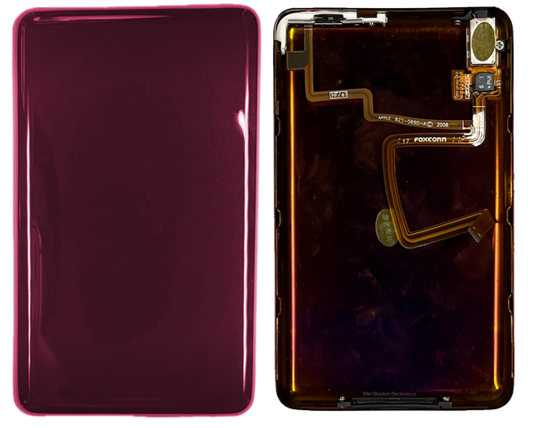 Thin Red Wine Fully Blank Backplate for Apple iPod Video 5th 5.5 A1136 & iPod Classic 6th 7th A1238
