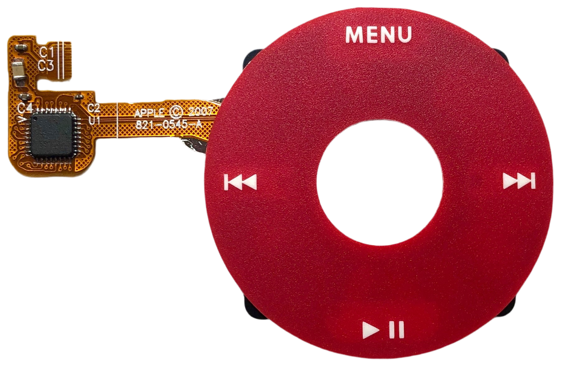 Red Click Wheel Flex for Apple iPod Classic 6th 7th Generation