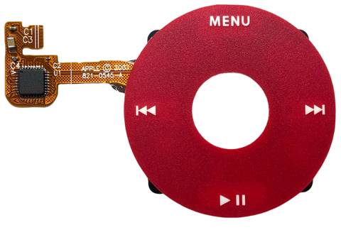 Red Click Wheel Flex for Apple iPod Classic 6th 7th Generation
