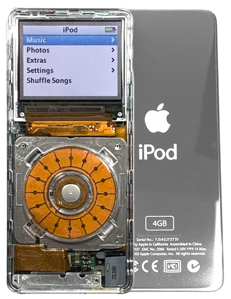 New Apple iPod Nano 1st Generation 1GB 2GB 4GB Transparent Clear iVue