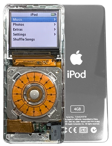 New Apple iPod Nano 1st Generation 1GB 2GB 4GB Transparent Clear iVue