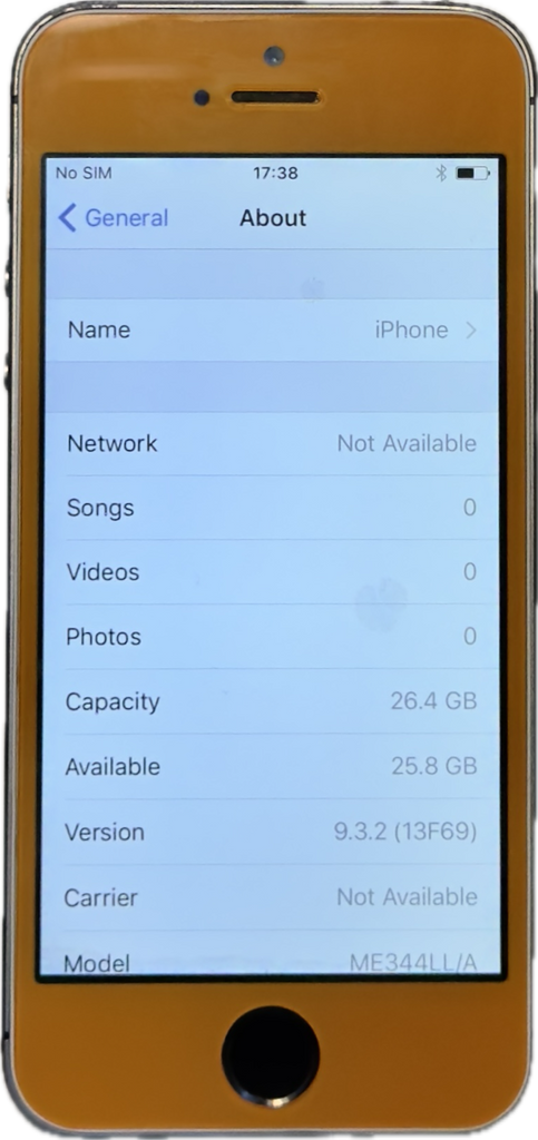 Rare Apple iPhone 5s 32GB Custom Orange Space Gray iOS 9.3.2 Rare Apple iPhone 5s 32GB Custom Orange Space Gray iOS 9.3.2