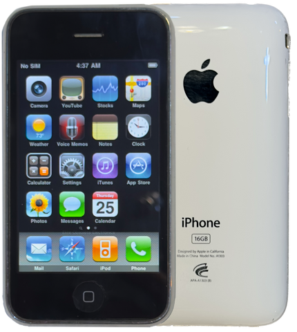 Original Used Apple iPhone 3G 8GB 16GB White A1241 MB499LL/A iOS