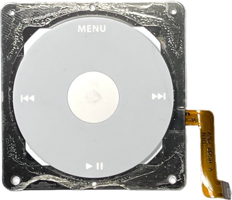 Click Wheel Center Button Flex Cable and Bracket for Apple iPod Photo / iPod With Color Display 4th Generation 2005 A1099 New & Used